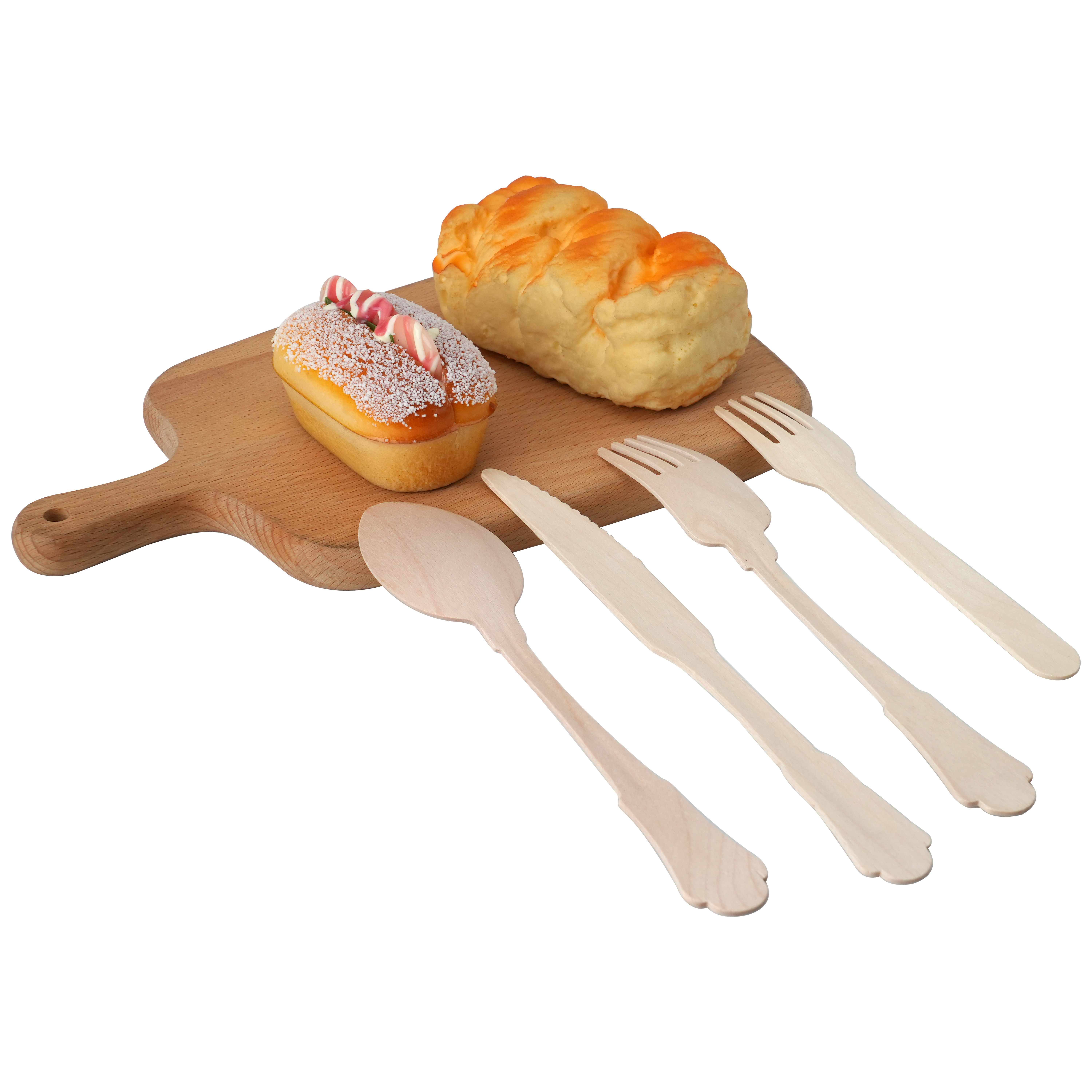 High quality bamboo Forks Spoons Knives Cutlery Disposable Utensils Eco Friendly recyclable bamboo cutlery sets