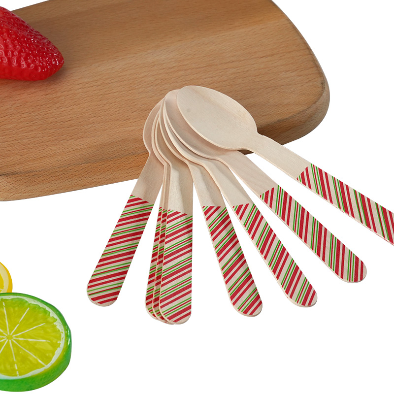 Uchampak Custom Disposable Bamboo Spoon Tableware Disposable Bamboo Utensils - Image 4