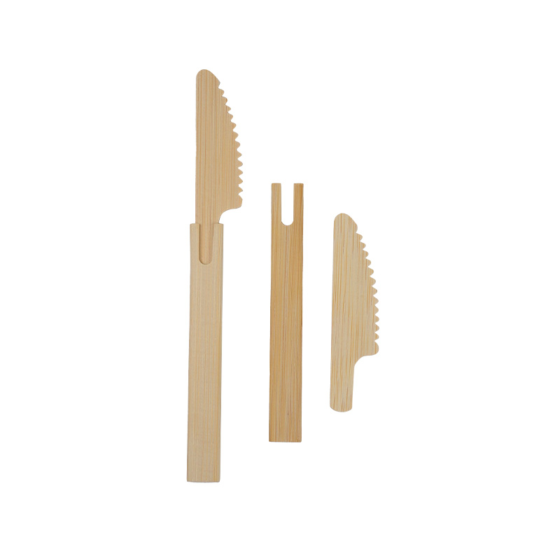 Uchampak Custom Bamboo Cutlery – Multi-size, Modular, and Convertible Forks, Spoons, and Knives - Image 4