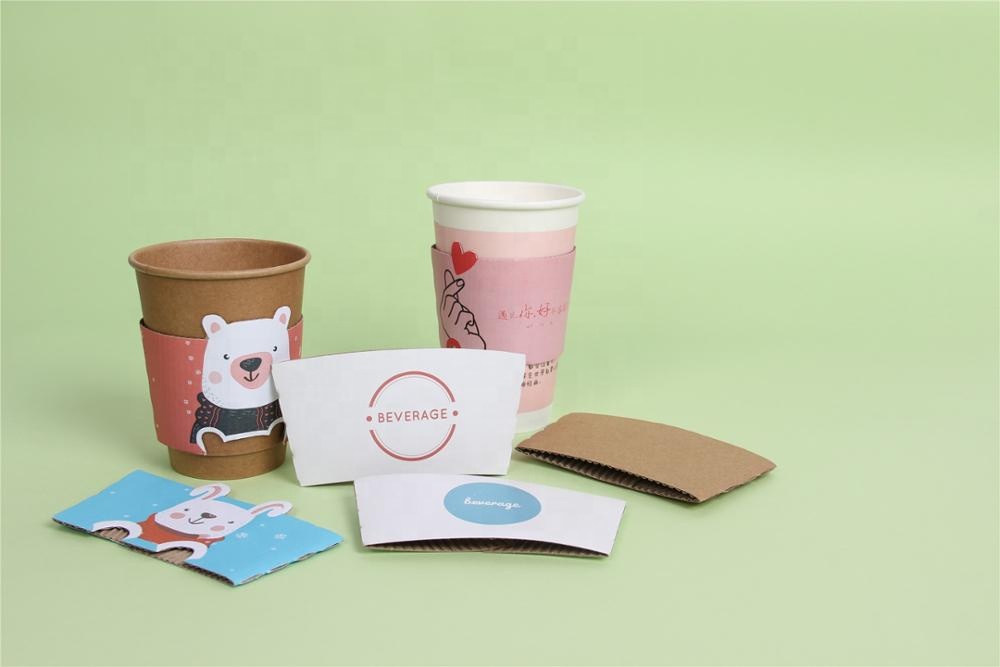 Uchampak - Disposable custom printed paper coffee cup sleeves for paper cup Ungrouped - Image 7