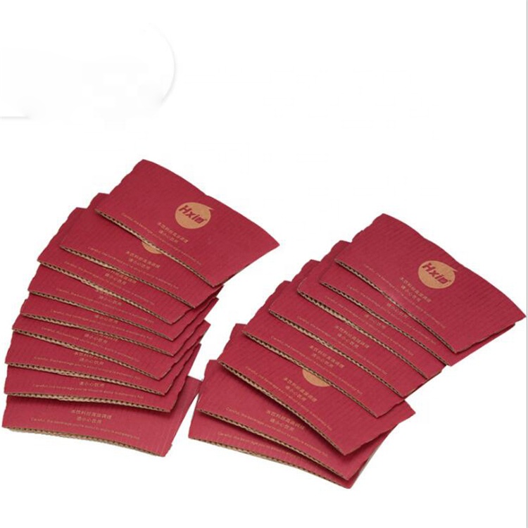 Uchampak - Corrugated coffee cup sleeve with different dimensions Cup Sleeves - Image 5