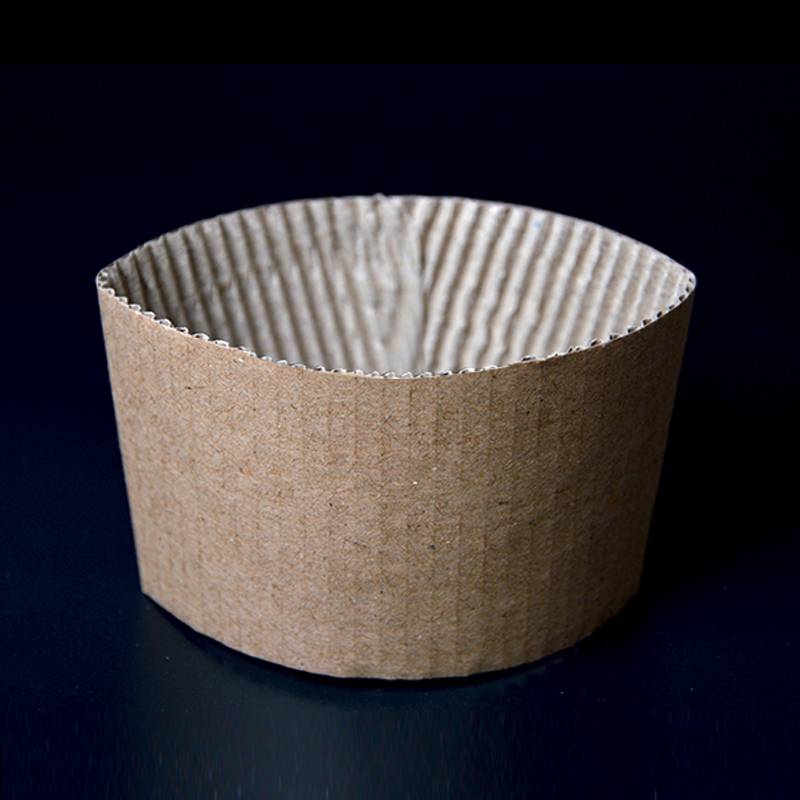 Uchampak - hot drinking used or clear plastic cup using disposable printed paper coffee cup sleeve Cup Sleeves - Image 4