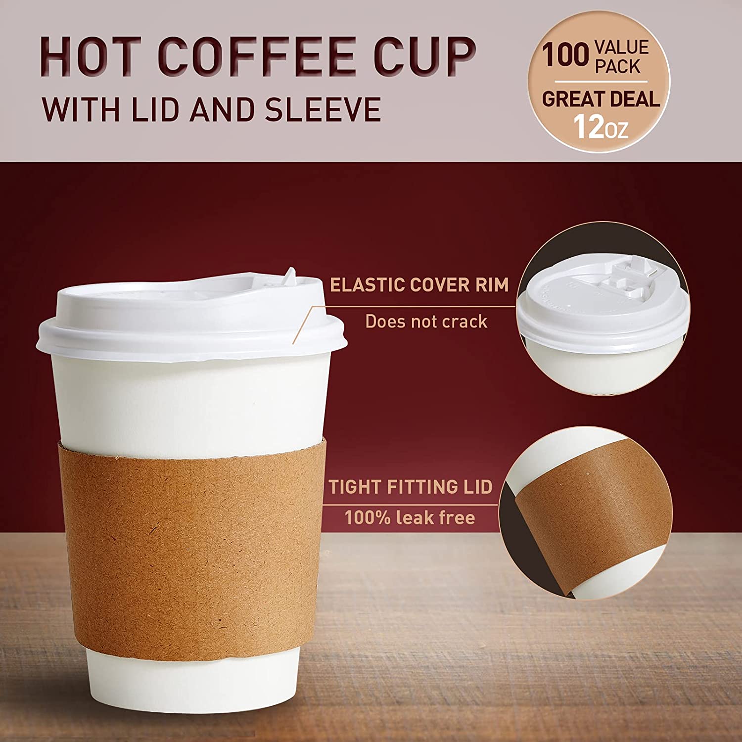 Uchampak - Cup Sleeve Corrugated For Hot Drinks Paper Cup Sleeve Customized Color and Pattern Anti-scalding Cup Sleeve - Image 5