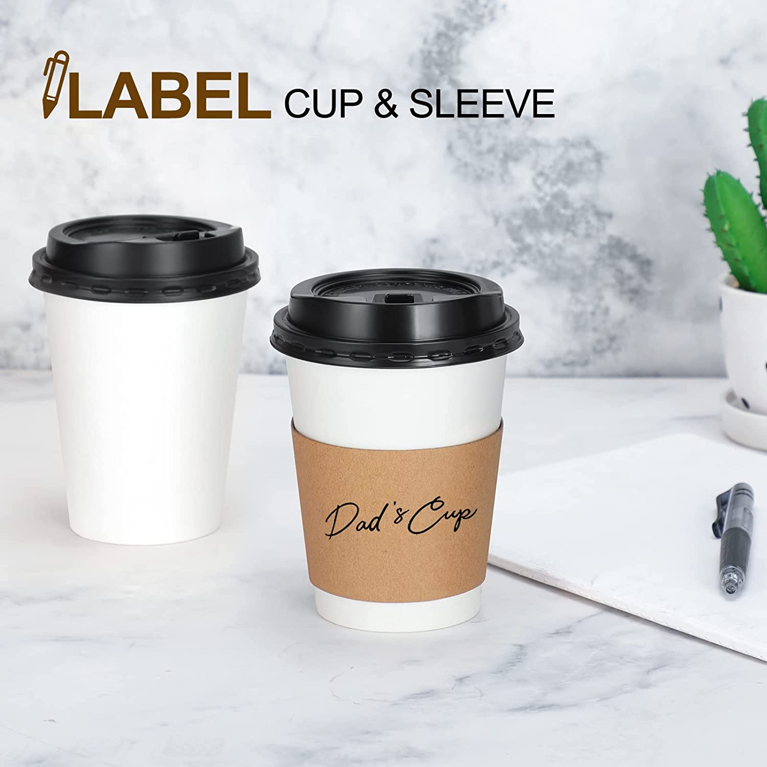 Uchampak - Cup Sleeve Paper Cup Sleeve Customized Color and Pattern Anti-scalding Cup Sleeve Reusable Cup Sleeves - Image 4