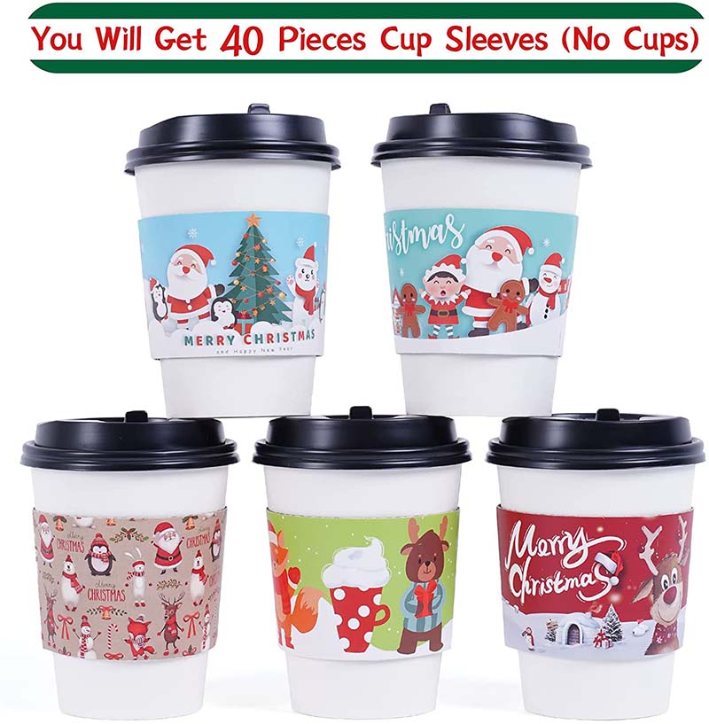 Uchampak- Cup Sleeve Customized Color and Pattern Anti-scalding Cup Sleeve Reusable Cup Sleeves - Image 3