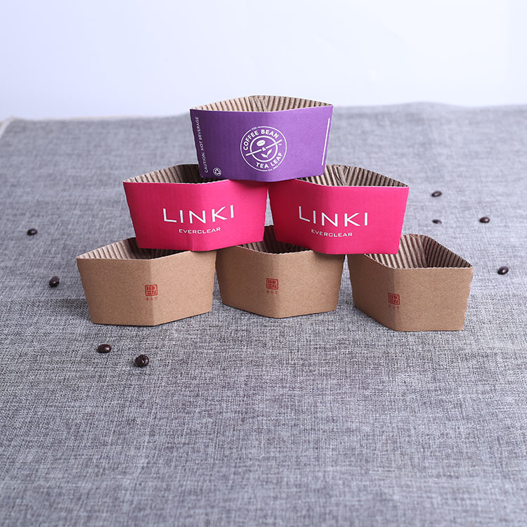 Uchampak- Disposable Paper Coffee Cups for Water, Juice, Coffee or Tea Cup Sleeves