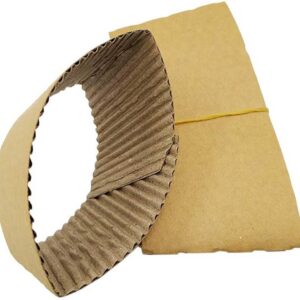 Uchampak - hot coffee cup sleeves Custom Printed Paper Coffee Cup With Lids And Sleeves Cup Sleeves