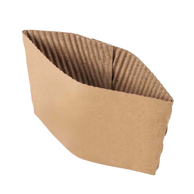 Uchampak- Custom Logo Printed Single Wall Double Wall Ripple Wall Paper Coffee Cup With Sleeves Cup Sleeves