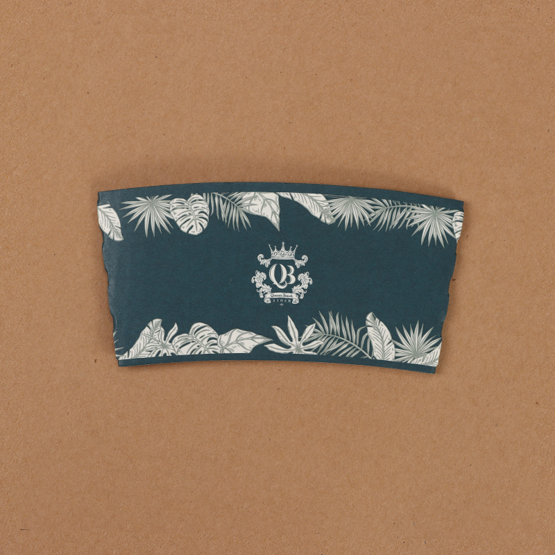 Uchampak- Hot Drink Beverage Disposable Bio Paper Cup sleeves Cup Sleeves - Image 4