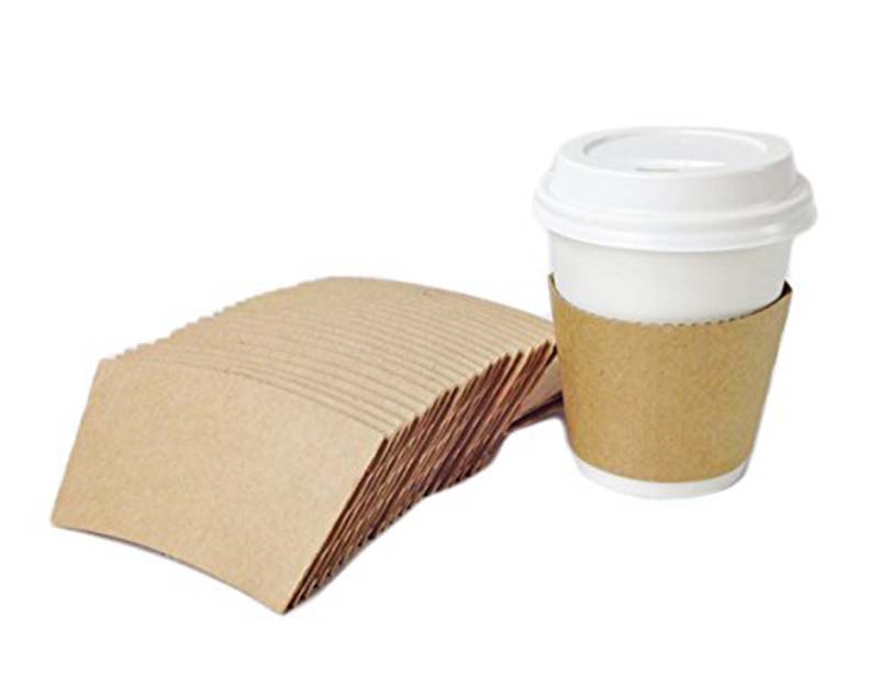 Uchampak- custom printed disposable Eco-friend double wall paper cups coffee cup sleeve Cup Sleeves - Image 5