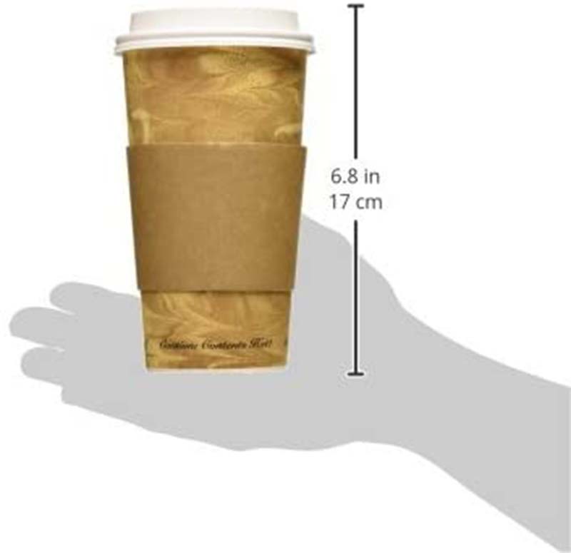 Uchampak- customized colorful printing hot coffee paper Cup Sleeves