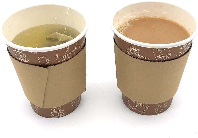 Uchampak- Fashion Design Custom Logo Professional Cover Disposable Paper Cup Beverage Cup Cup Sleeves - Image 4