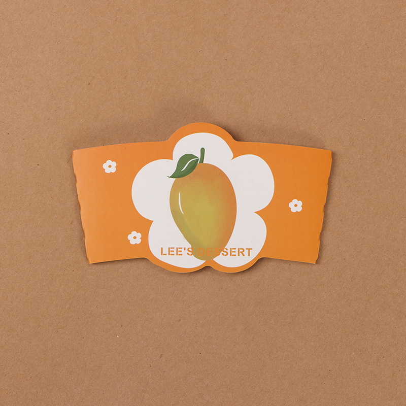 Uchampak- Fashion Corrugated Paper Cup Cover Coffee Cup Jacket Hot Drink Cup Sleeves Custom Logo Accept Cup Sleeves - Image 3