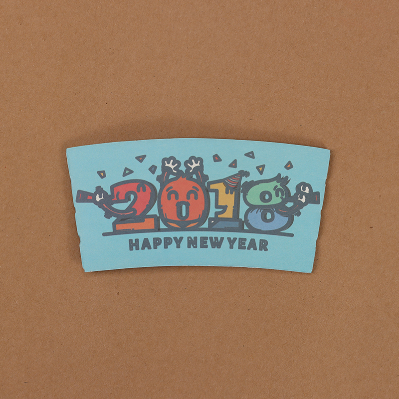 Uchampak - Custom Logo Design Paper Cup Cover Coffee Cup Jacket Hot Drink Cup Sleeves Multiple Layers Cup Sleeves1 - Image 4