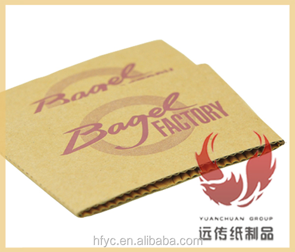Uchampak- Disposable Fashion Corrugated Paper Coffee Cup Jacket Hot Drink Cup Sleeves Custom Logo Accept Cup Sleeves - Image 4