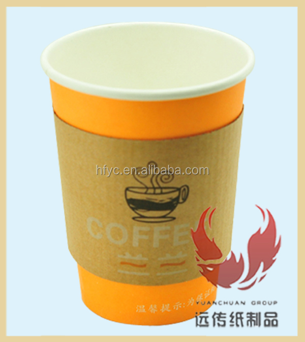 Uchampak- Disposable Fashion Corrugated Paper Coffee Cup Jacket Hot Drink Cup Sleeves Custom Logo Accept Cup Sleeves - Image 5