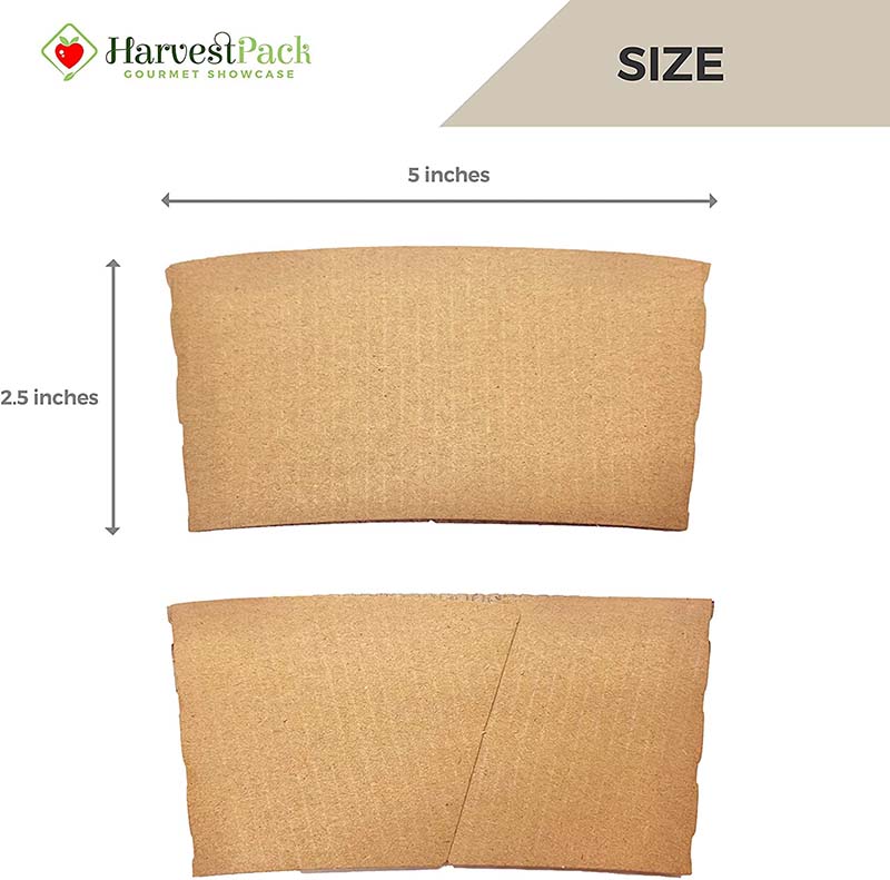 Uchampak - Heat Resistant Paper Custom Logo Design Economy Java Jackets/Sleeves Hot Drink Cup Sleeves Multiple Layers - Image 5