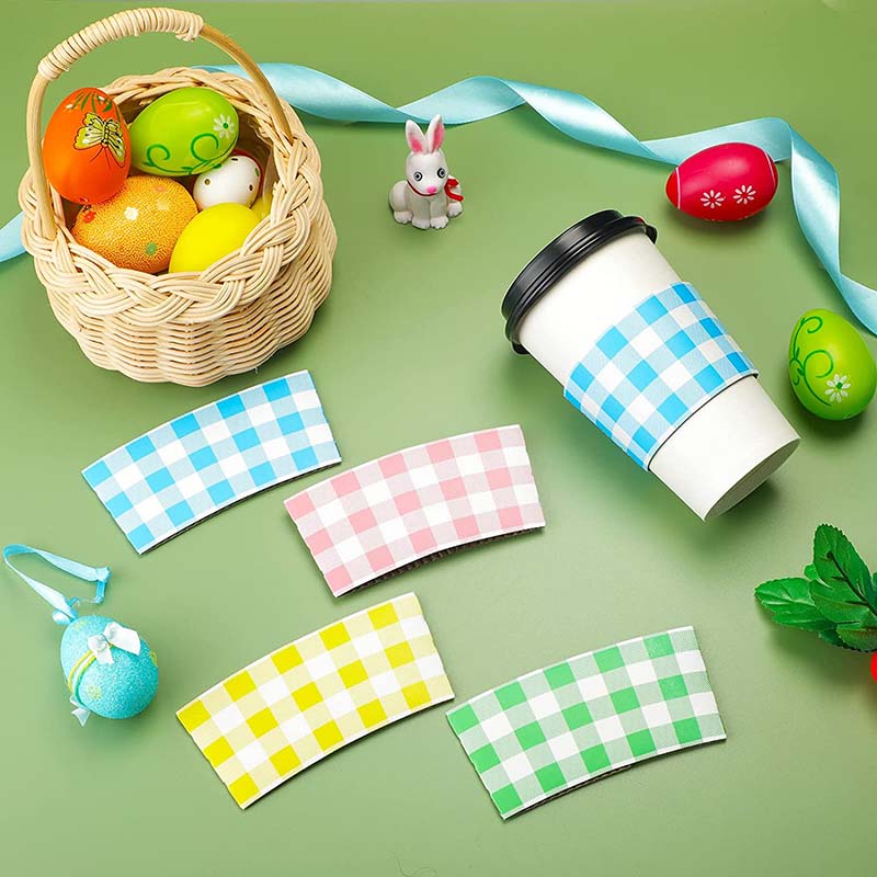 Uchampak- The coffee sleeve has a three-layer and ripples inside to prevent the sleeve from slipping off Cup Sleeves - Image 5