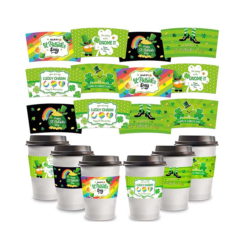 Uchampak- The coffee sleeve with a smooth surface and ripples inside to prevent the sleeve from slipping off Cup Sleeves - Image 4