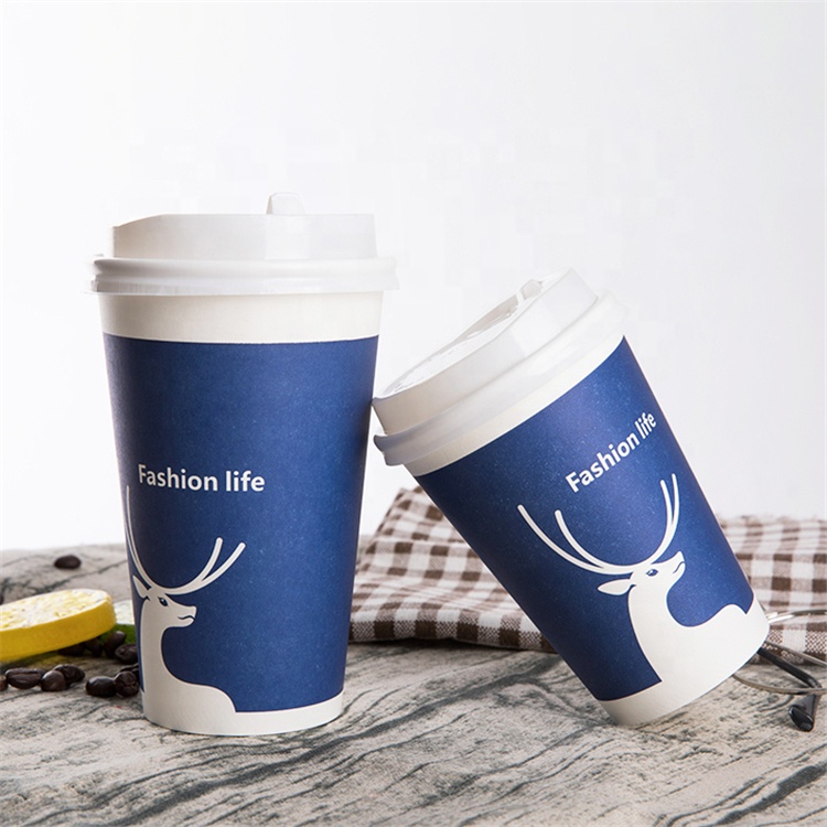 Uchampak - Custom printed 12oz paper cups for hot drinks Single wall cup - Image 7