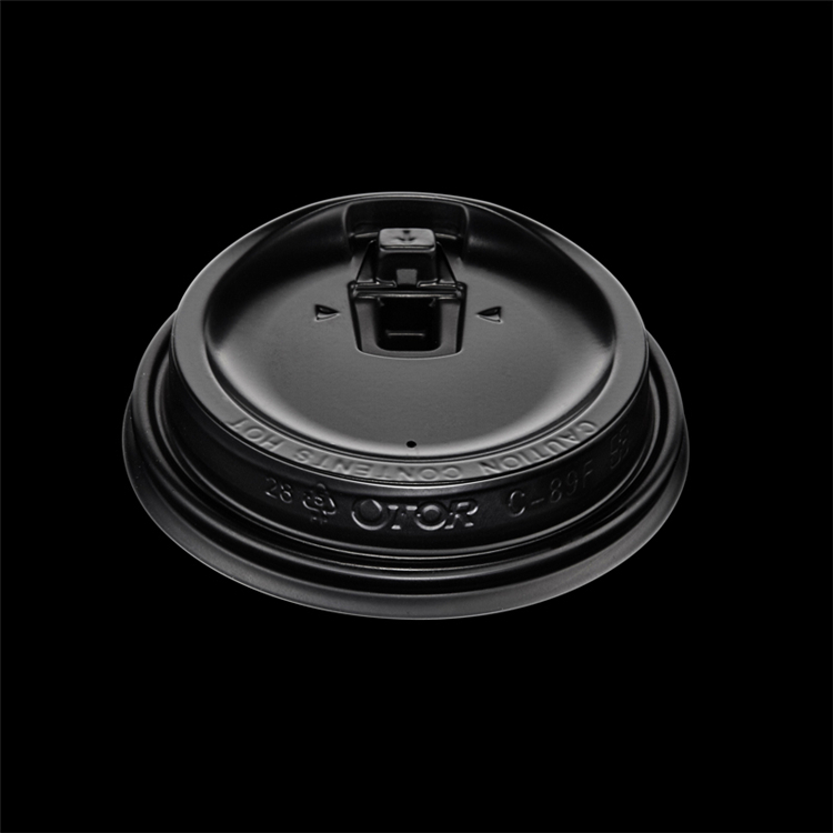 Uchampak - Hot 8 oz single wall white custom printed disposable 8oz coffee tea paper cup with lid - Image 4