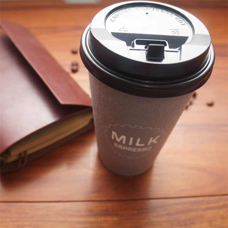 Uchampak - Hot 8 oz single wall white custom printed disposable 8oz coffee tea paper cup with lid - Image 6