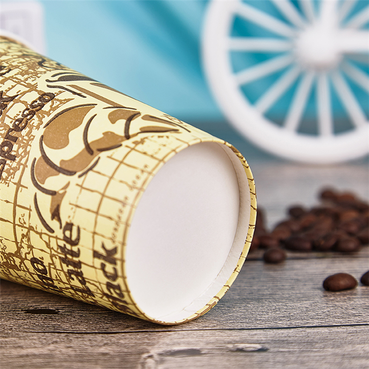Uchampak - Custom made take away biodegradable PLA coffee disposable paper cups Single wall cup