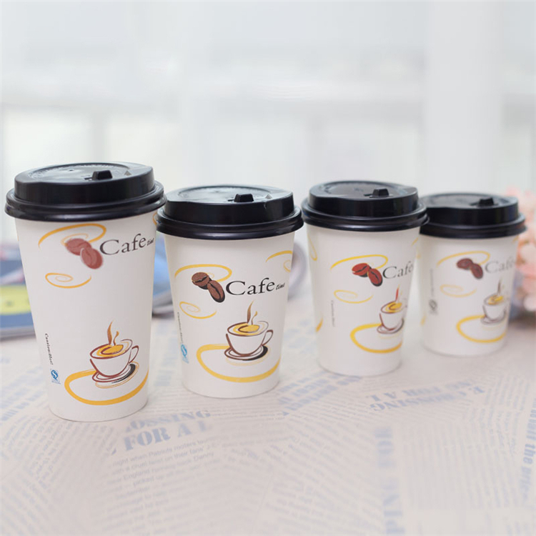 Uchampak - ripple double single wall disposable coffee paper cup Single wall cup - Image 6