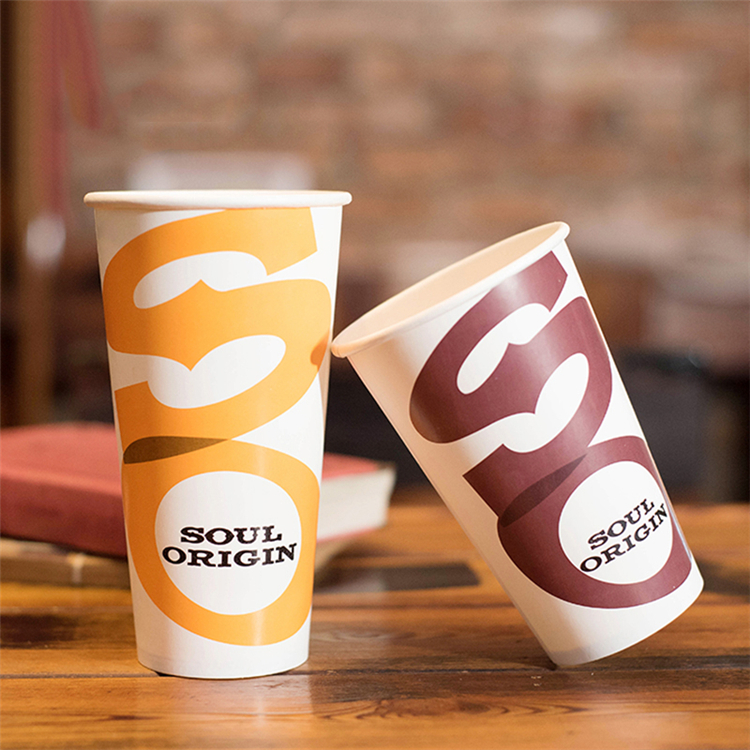 Uchampak - ripple double single wall disposable coffee paper cup Single wall cup - Image 7