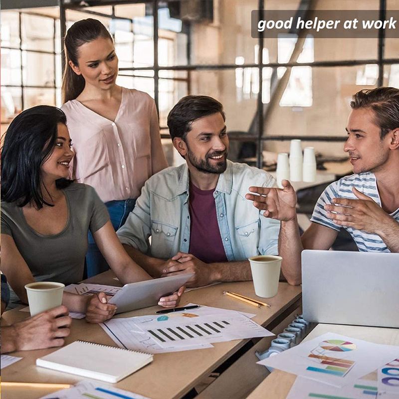 Uchampak - Hot Coffee Paper Cup Black Disposable Double Wall Stamping Custom Logo All 8oz 12oz Packaging Single wall cup - Image 6