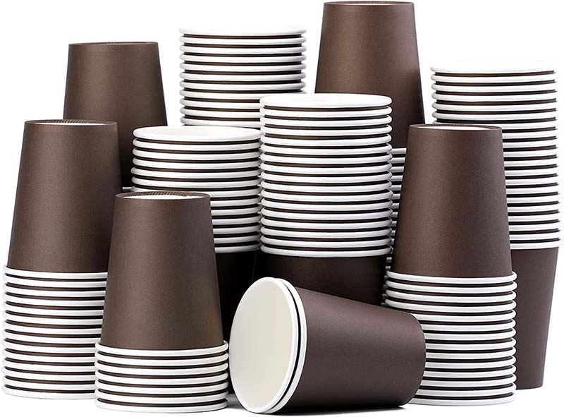 Uchampak- Hot Coffee Paper Cup Disposable Gold Foil Stamping Custom Logo 8oz 12oz Style Time Packaging Double wall cup - Image 3