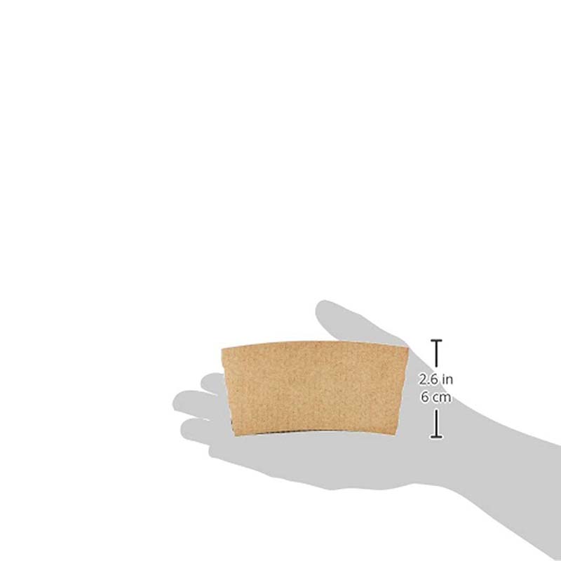 Uchampak - Coffee Cups To Go Coffee Cup Large Travel Cups Hold With Hot and Cold Drinks Plain paper Single wall cup - Image 3