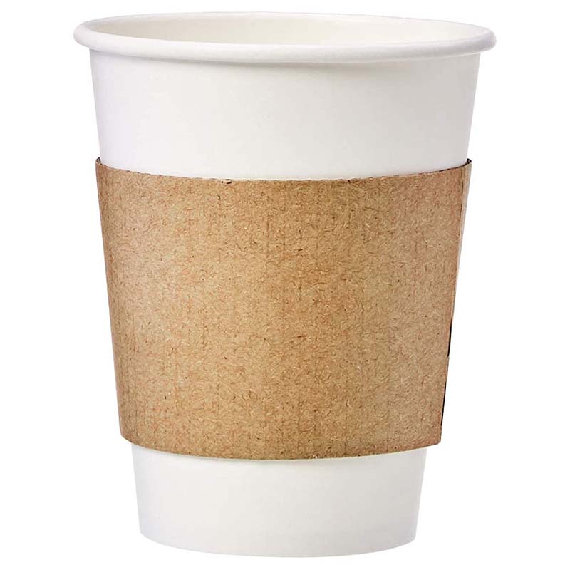 Uchampak - Coffee Cups To Go Coffee Cup Large Travel Cups Hold With Hot and Cold Drinks Plain paper Single wall cup - Image 7