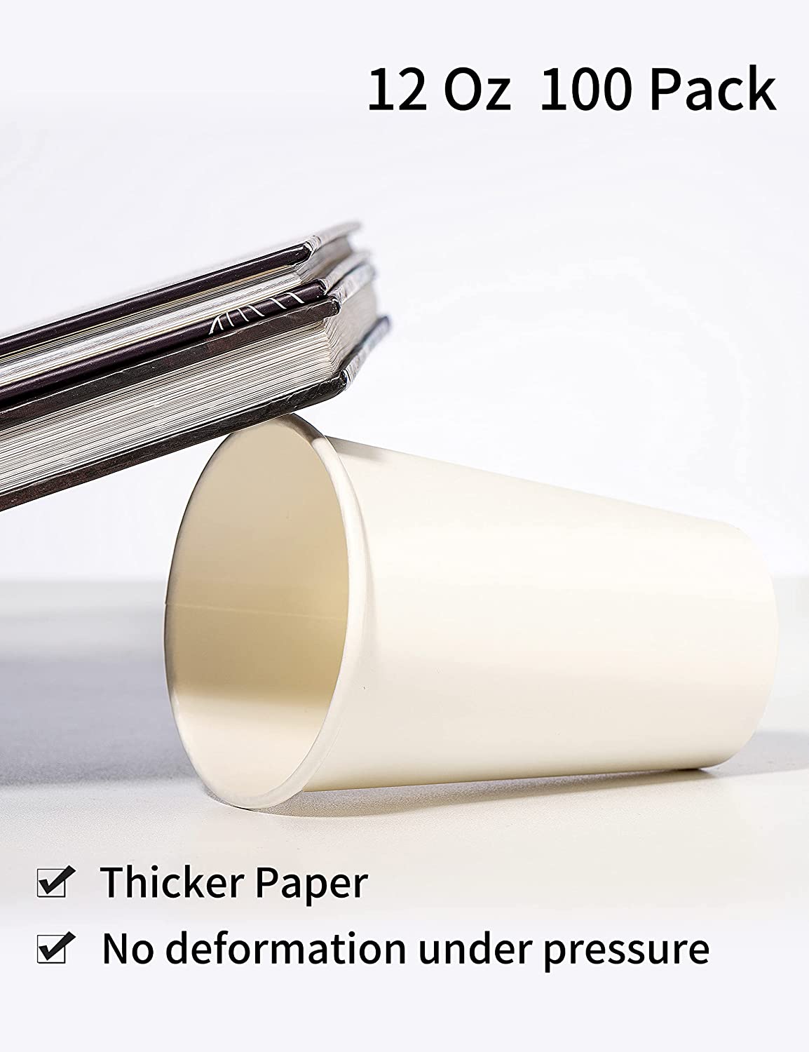 Uchampak- Hot Coffee Paper Cup Disposable Double Wall Stamping Custom Logo 8oz 12oz Time Packaging Single wall cup1 - Image 7