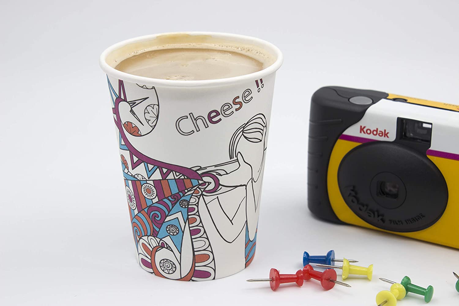 Uchampak- Hot Coffee Paper Cup Disposable Double Wall All 8oz 12oz 16oz 20oz to go cups Printing cups Single wall cup1 - Image 3
