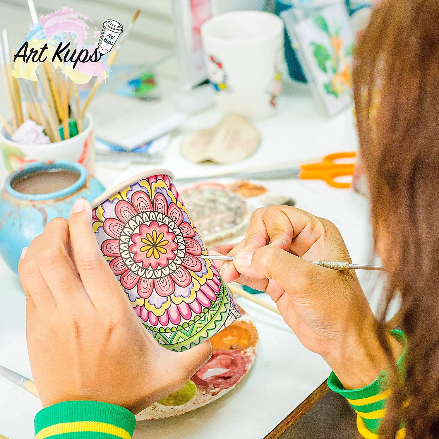 Uchampak- Hot Coffee Paper Cup Disposable Double Wall All 8oz 12oz 16oz 20oz to go cups Printing cups Single wall cup1 - Image 7