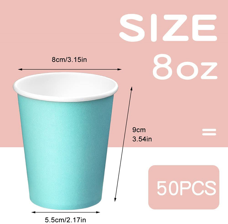 Uchampak - Disposable paper cup, small paper cups for bathroom Disposable Tableware Single wall cup4 - Image 3