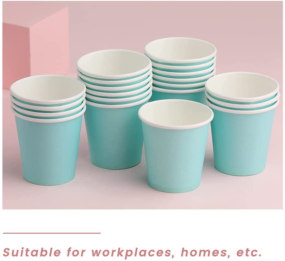 Uchampak- Disposable paper cup, small paper cups for bathroom Disposable Tableware Single wall cup4 - Image 5