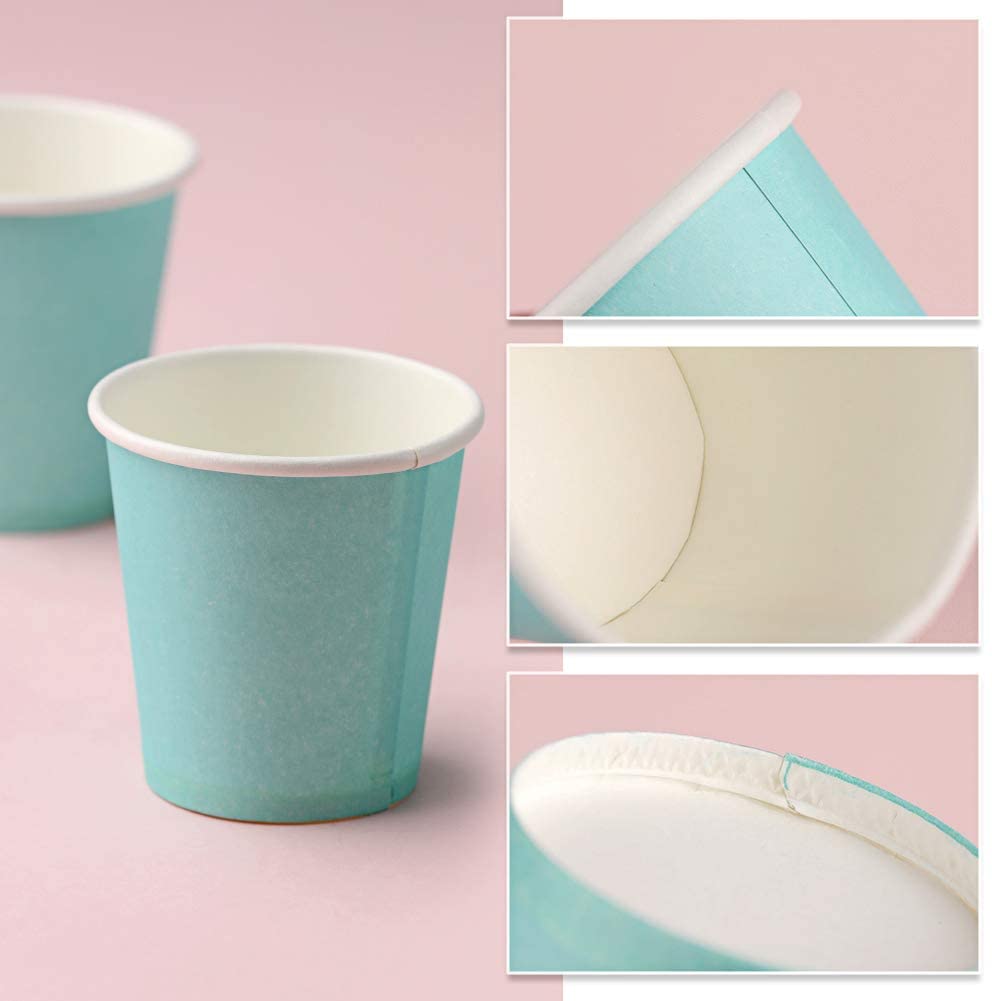 Uchampak- Disposable paper cup, small paper cups for bathroom Disposable Tableware Single wall cup4 - Image 6