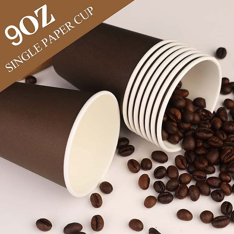 Uchampak- Hot Coffee Paper Cup Disposable Double Wall All 4oz 8oz 12oz Craft Gsm Style Time Packaging Single wall cup - Image 5