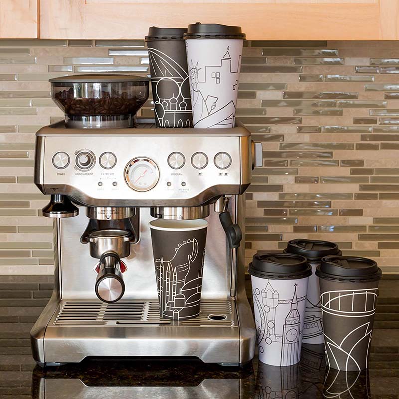 Uchampak- Hot Coffee Paper Cup Disposable Double Wall All 8oz 12oz 16oz 20oz to go cups Printing cups Single wall cup - Image 6