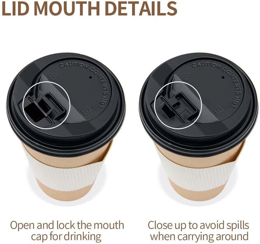 Uchampak - Kraft Paper Hot Coffee Cups All 4oz 8oz 10oz 12oz 16oz 20oz Paper cups printed paper cups Single wall cup - Image 6