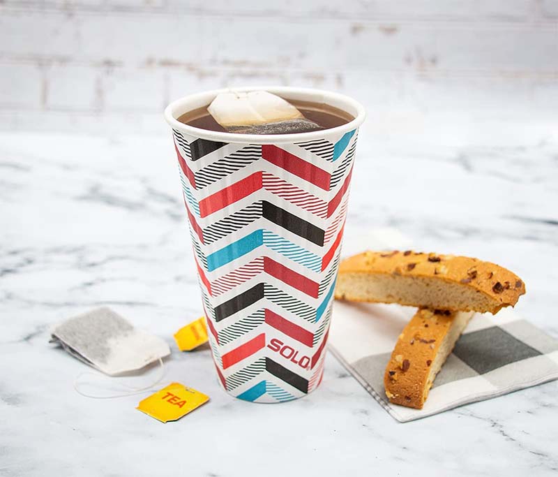 Uchampak - Paper cup Custom Logo Paper Container Square Paper Bowl Green Gold Dark Wall STYLE Food Single wall cup - Image 4