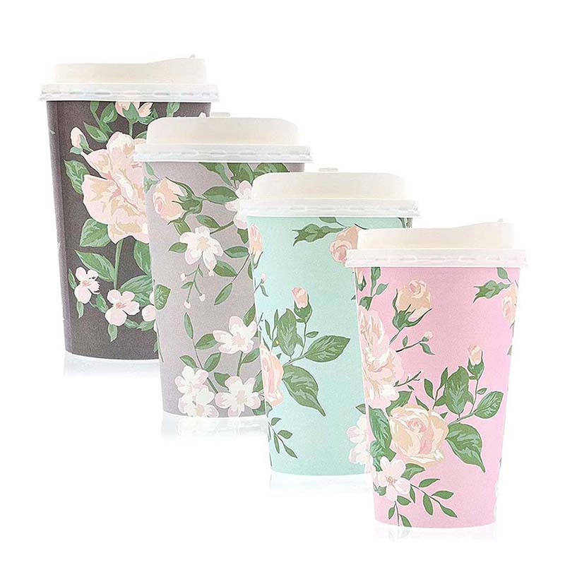 Uchampak - Paper Disposable Cups, Hot / Cold Beverage Drinking Cup for Water, Juice Single wall cup3 - Image 7