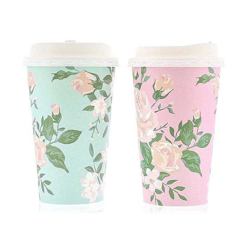Uchampak- Paper Disposable Cups, Hot / Cold Beverage Drinking Cup for Water, Juice Single wall cup2 - Image 5