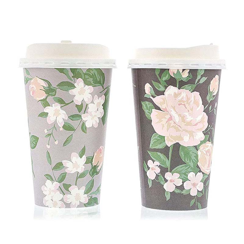 Uchampak - Paper Disposable Cups, Hot / Cold Beverage Drinking Cup for Water, Juice Single wall cup2 - Image 5