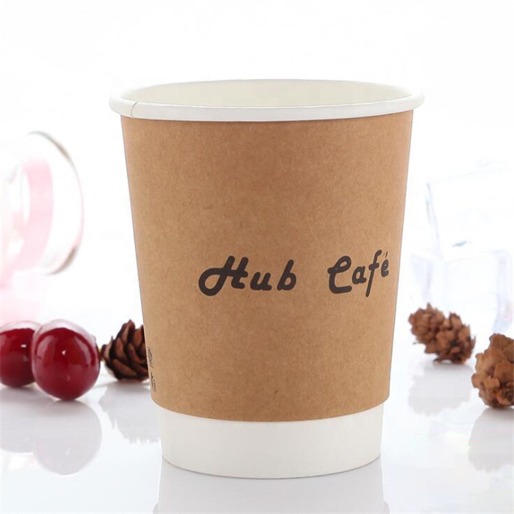 Uchampak - Disposable kraft paper double wall paper cup for hot drink Double wall cup - Image 7