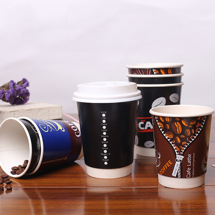 Uchampak- Flexo/Offset Printing Wall Paper Cup Produced by High Quality Paper Cup Hot Drink Double wall cup - Image 4