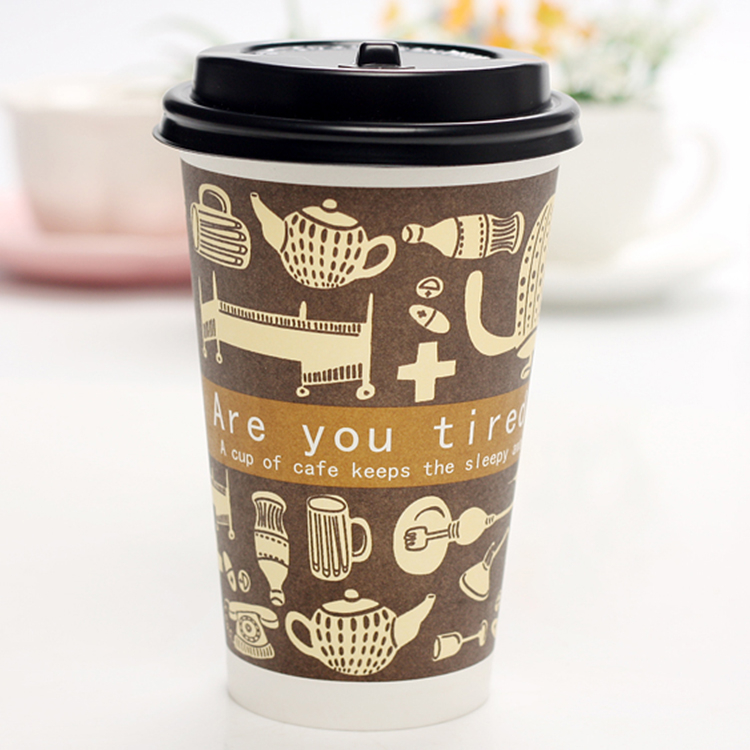 Uchampak- Flexo/Offset Printing Wall Paper Cup Produced by High Quality Paper Cup Hot Drink Double wall cup - Image 6