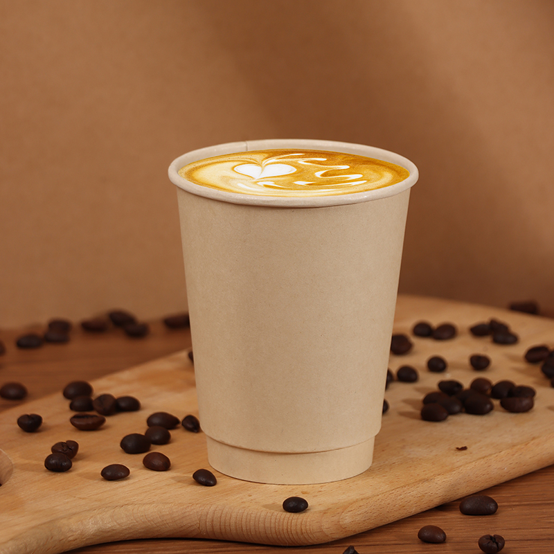 Uchampak- Good Quality Hot Drink Paper Cup Disposable Double Wall Custom Logo All 8oz 12oz Customization Paper Cup - Image 3